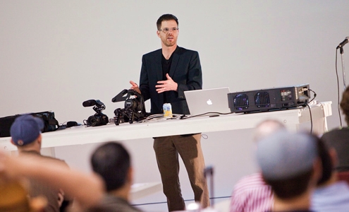 Jeremy Wilker of TWEAK Digital presents workshop training on HD Video with DSLR cameras.